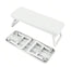 Foldable Plastic Arm Rest - White