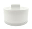 White Plastic Rotating Organizer Round (5 compartments)