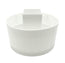 White Plastic Rotating Organizer Round (5 compartments)