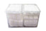 Plastic Nail Wipe Container (empty) 2 compartments