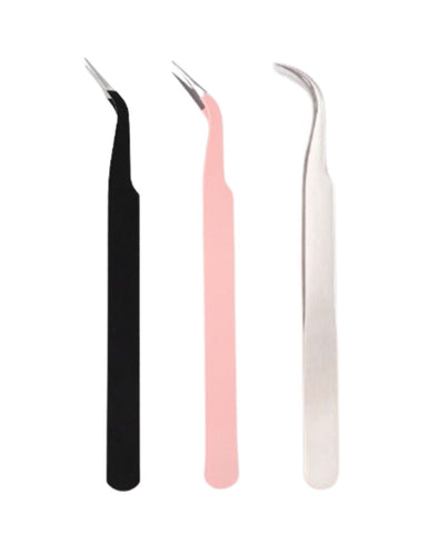 Eyelash Tweezer Curved Butterfly