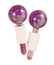 Facial Ice Globe - Glass (Purple Glitter) 2's