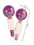 Facial Ice Globe - Glass (Purple Glitter) 2's