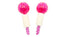 Facial Ice Globe - Glass (Pink Beads) 2's