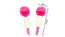 Facial Ice Globe - Glass (Pink Beads) 2's