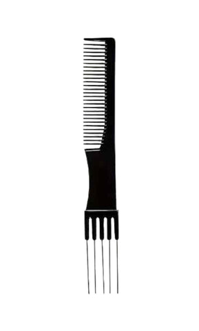 Carbon Teasing Comb - 5 prong