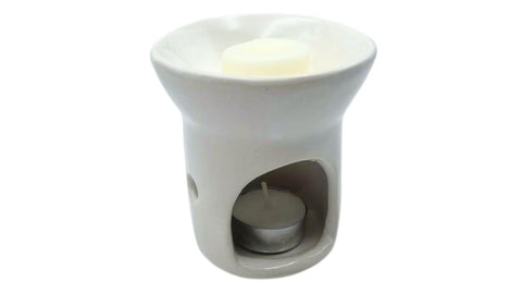 Wax Melt / Essential Oil Burner (white)