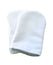 Face Mitten Towelling White (pair)