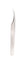 Eyelash Tweezer Curved Dolphin - Silver - T005D