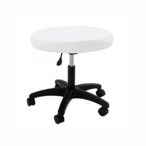 Gaslift chair w/o backrest White - E008K