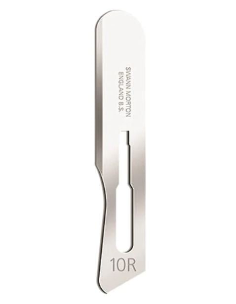 Dermaplane #10R Stainless Steel Sterile Blade 10's - I073