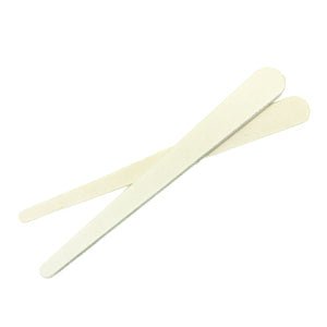 Nail File White Teardrop - O003A