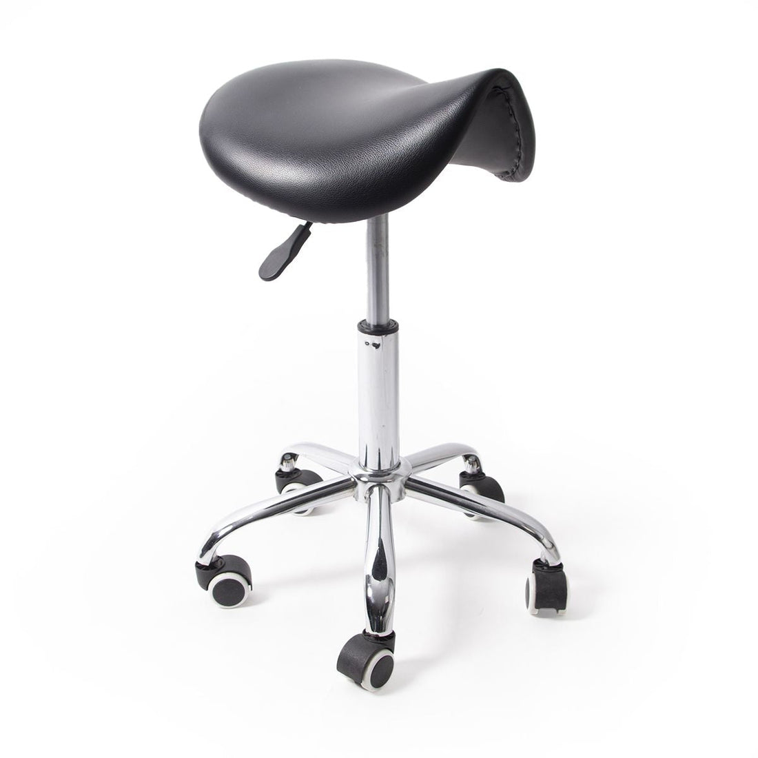 Saddle Stools with Chrome Legs - E008A